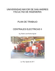 Plan de Trabajo CENTRALES ELECTRICAS II. ELT-284 - Ingenieria ...