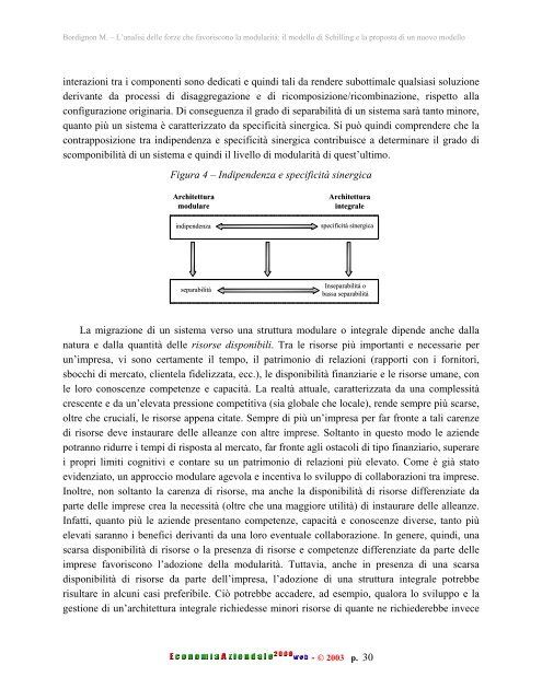 il modello di Schilling e la proposta di - Economia Aziendale Online