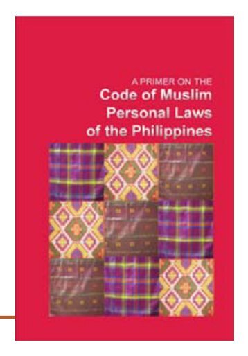 Code of Muslim Personal Laws 1 - Muslim Mindanao