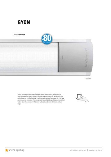 Product catalogue - Intra lighting