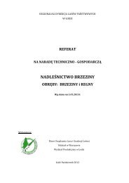 8regionalna dyrekcja lasÃ³w paÅstwowych - PaÅstwowe ...