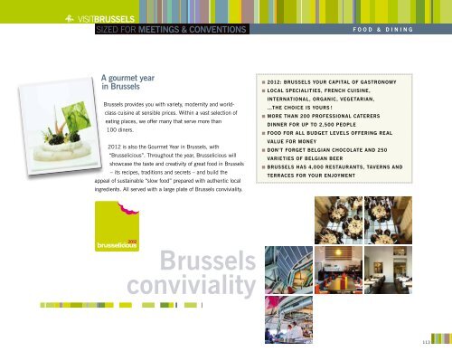 SIZED FOR MEETINGS & CONVENTIONS - VisitBrussels