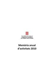 Memòria anual d'activitats 2010 - Corporació Catalana de Mitjans ...