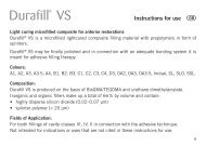 Durafill VS DFU - Heraeus Kulzer US