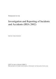 Investigation and Reporting of Incidents and Accidents (IRIA 2002)
