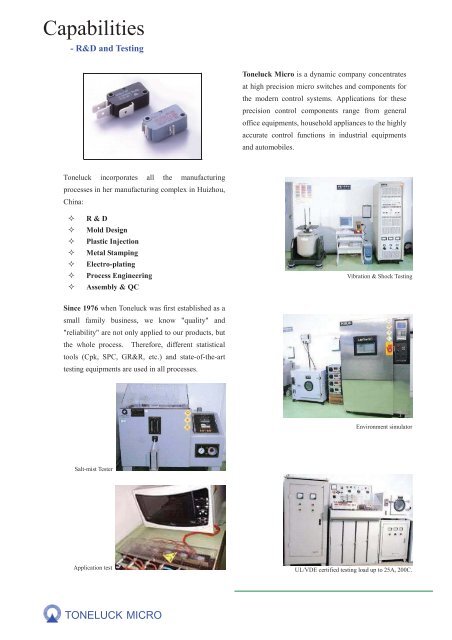 What is the function of a micro switch? - TONELUCK