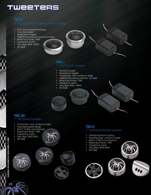 subwoofers - Lesco Distributing