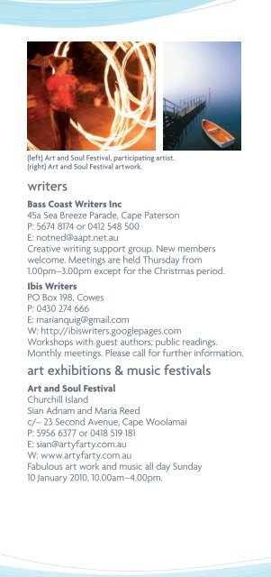 Arts Round The Shire - Bass Coast Shire Council