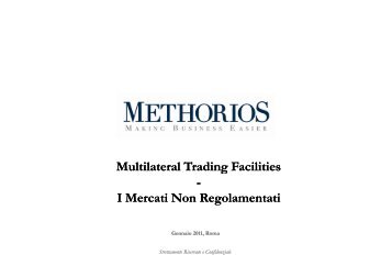 Multilateral Trading Facilities - Ernesto Mocci - Methorios Capital