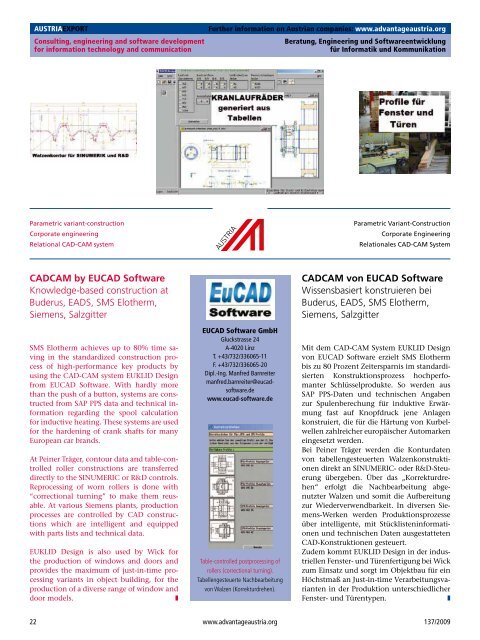 Software und Automatisierung, Austria Export Nr 137