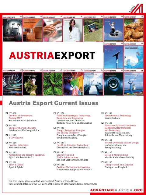 Software und Automatisierung, Austria Export Nr 137