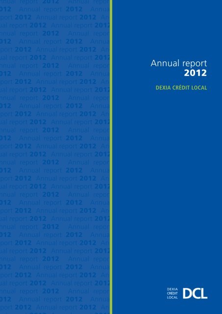 Annual Report 2012 Dexia Com