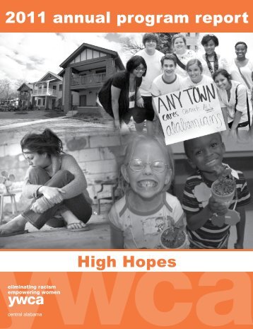2011 annual program report High Hopes - YWCA Central Alabama