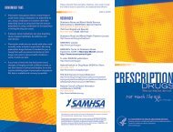 Prescription Drugs. - SAMHSA Store - Substance Abuse and Mental ...