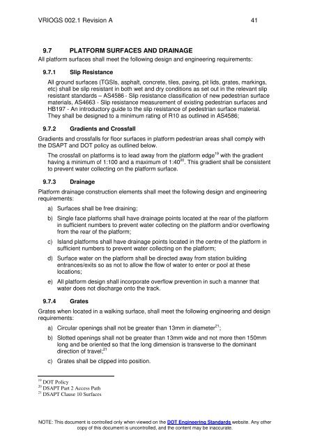 VRIOGS 002.1 Railway Station Design Standard and Guidelines