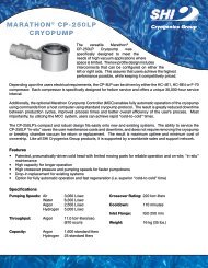 marathonÂ® cp-250lp cryopump marathonÂ® cp-250lp cryopump