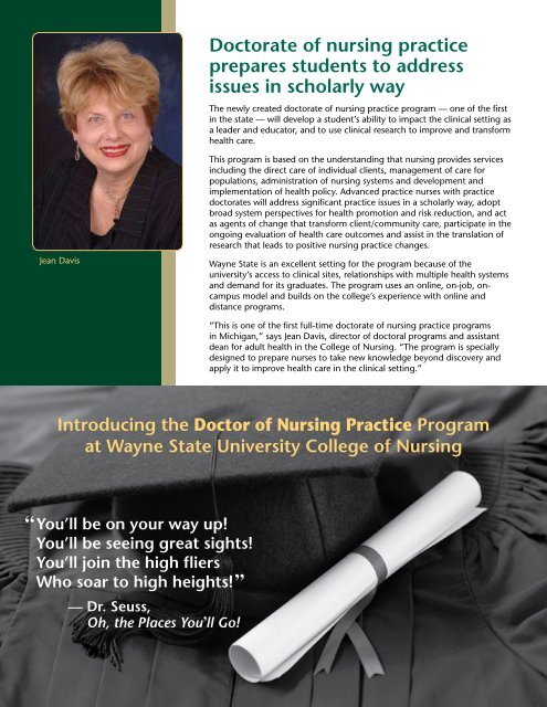2008 Annual Report - College of Nursing - Wayne State University