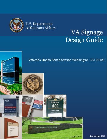 VA Signage Design Guide - Office of Construction & Facilities ...