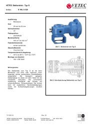 Maxifluss Regel- und Schnellschlussventil für gasförmige Medien