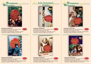 Unvergessene Weihnachten Sechs Taschenbuch - Zeitgut  Verlag ...