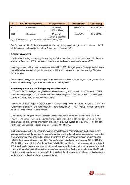 En strategisk energiplan for Holstebro Kommune - Ea Energianalyse