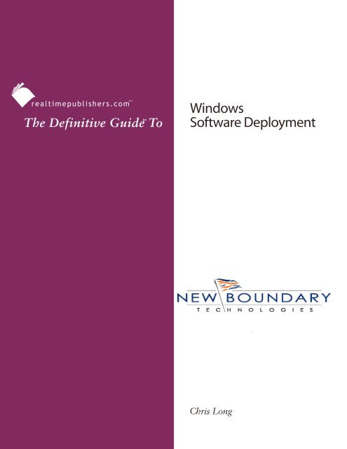 The Definitive Guide to Windows Software - Eddie Jackson