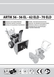 ARTIK 56 - 56 EL - 62 ELD - 70 ELD - Oleo-Mac