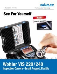 Wohler VIS 220/240 Inspection Camera - NDTmart
