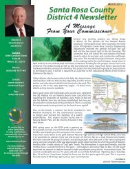 District 4 March 2012 Newsletter - Santa Rosa County