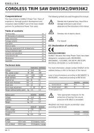 Dewalt - DW936 - Cordless Circular Saw - Carey Tool