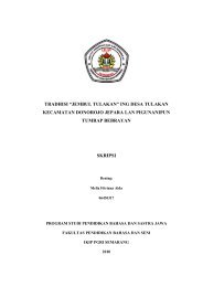 TRADHISI âJEMBUL TULAKANâ ING DESA ... - Andy Nuriman