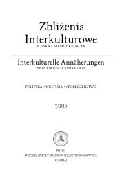 Artykuły - Zbliżenia Interkulturowe