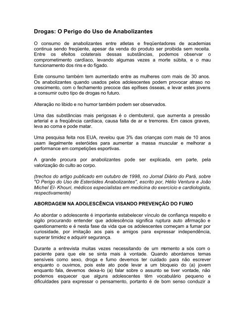 Morte por uso de clenbuterol