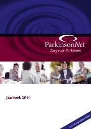 Jaarboek 2010 - ParkinsonNet