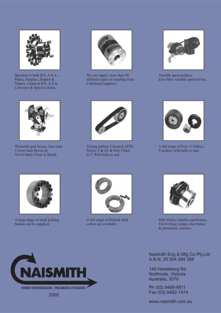 arco tensioner - Industrial and Bearing Supplies