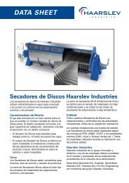 Secador de Discos - Haarslev