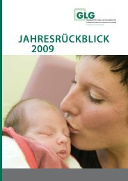 jahresrÃ¼ckblick 2009 - GLG Gesellschaft fÃ¼r Leben und Gesundheit ...