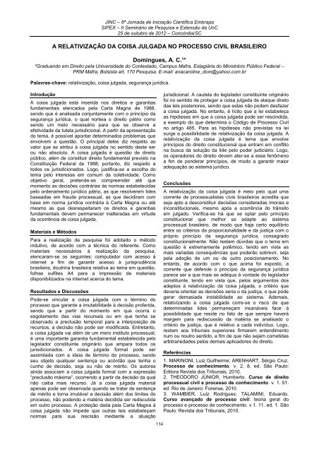 Anais da VI Jornada de IniciaÃ§Ã£o CientÃ­fica (JINC) - Embrapa ...