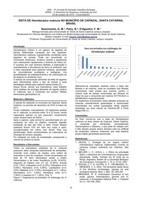 Anais da VI Jornada de IniciaÃ§Ã£o CientÃ­fica (JINC) - Embrapa ...