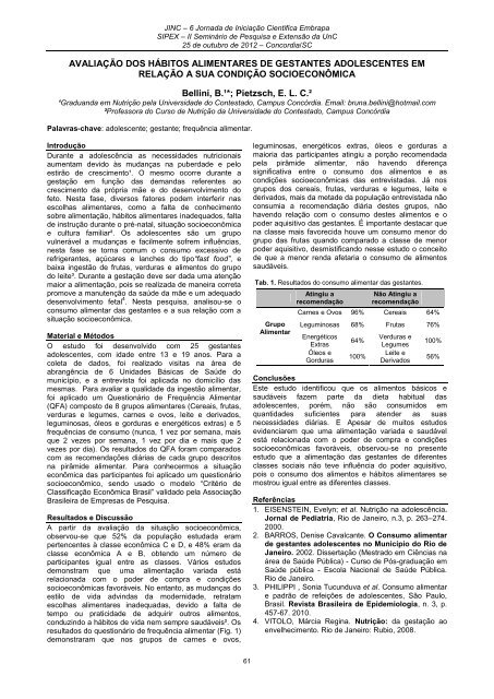 Anais da VI Jornada de IniciaÃ§Ã£o CientÃ­fica (JINC) - Embrapa ...