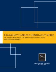 Community College Enrollment Surge - American Association of ...