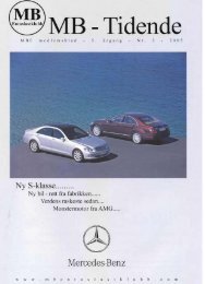 Mercedes-Benz - MB Entusiastklubb