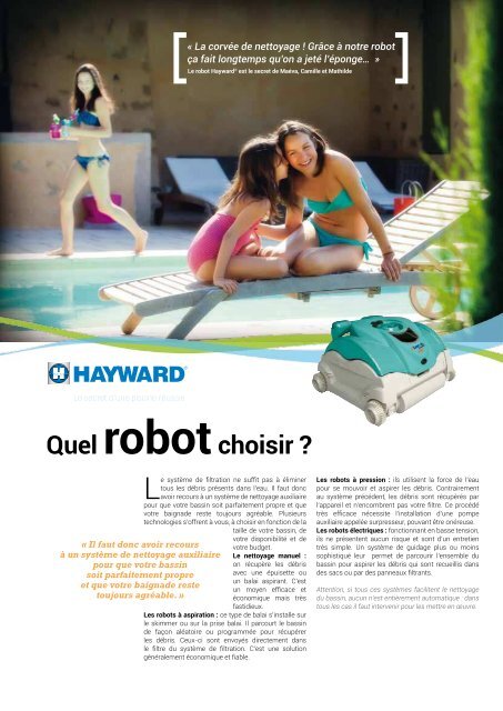 TÃ©lÃ©chargez le guide en version pdf - Hayward Pool Europe