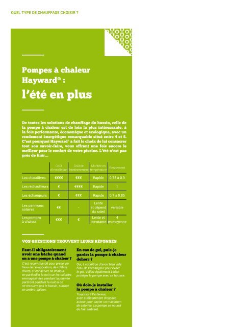 TÃ©lÃ©chargez le guide en version pdf - Hayward Pool Europe