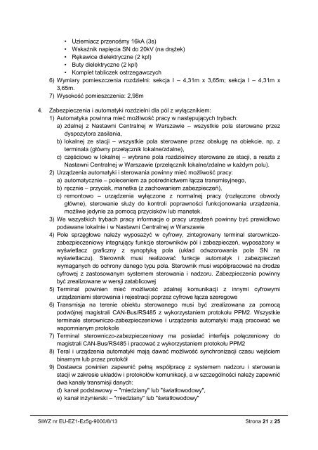 SIWZ (pdf 486kb) - PKP Energetyka