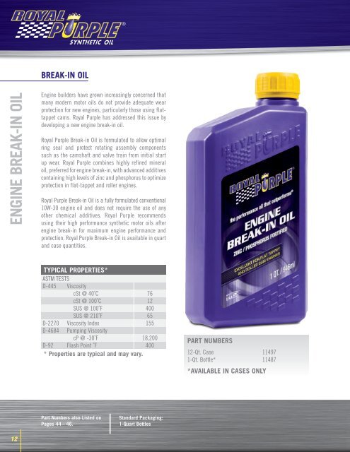 CONSUMER PRODUCT CATALOG 2013 - Royal Purple