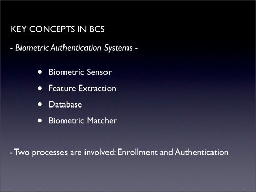 Biometric Cryptography