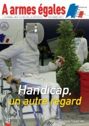 Handicap, un autre regard - La fÃ©dÃ©ration des Clubs de la DÃ©fense