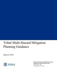 Tribal Multi-Hazard Mitigation Planning Guidance - Wyoming ...