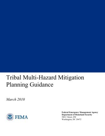 Tribal Multi-Hazard Mitigation Planning Guidance - Wyoming ...